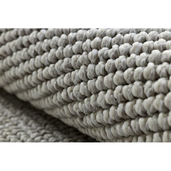 Matta CASABLANCA LOOM silver, ögla, mjuk inomhus och utomhus, 160x230 cm