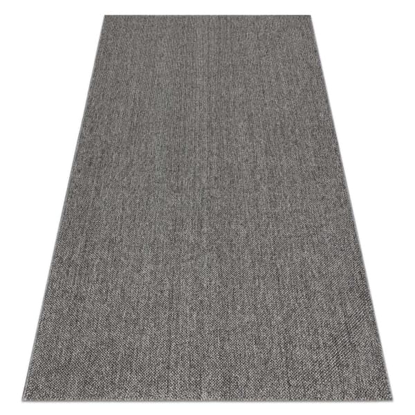 Tæppe CASABLANCA LOOM grå, løkke, blød indendørs og udendørs, 160x230 cm