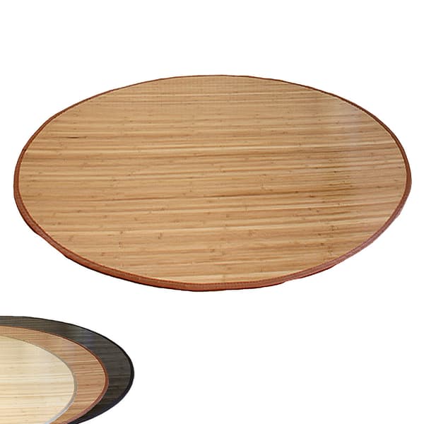 Bambus Tæppe, Home, 120 cm, Brun