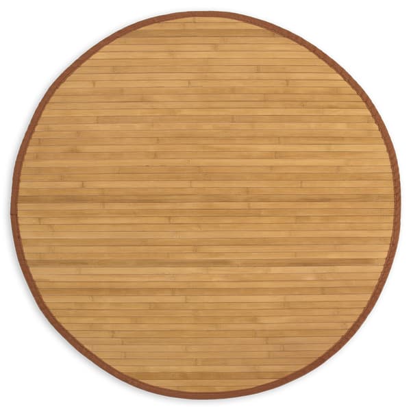 Bambus Tæppe, Home, 180 cm, Brun