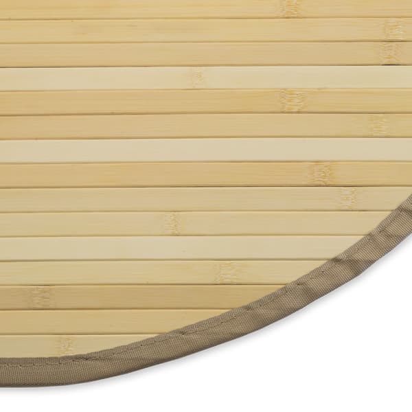 Bambus Tæppe, 120 cm, Lys Natur