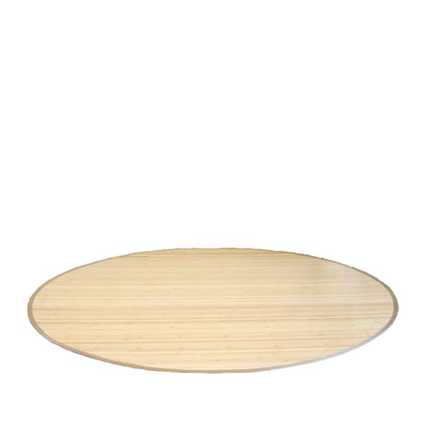 Bambus Tæppe, 120 cm, Lys Natur