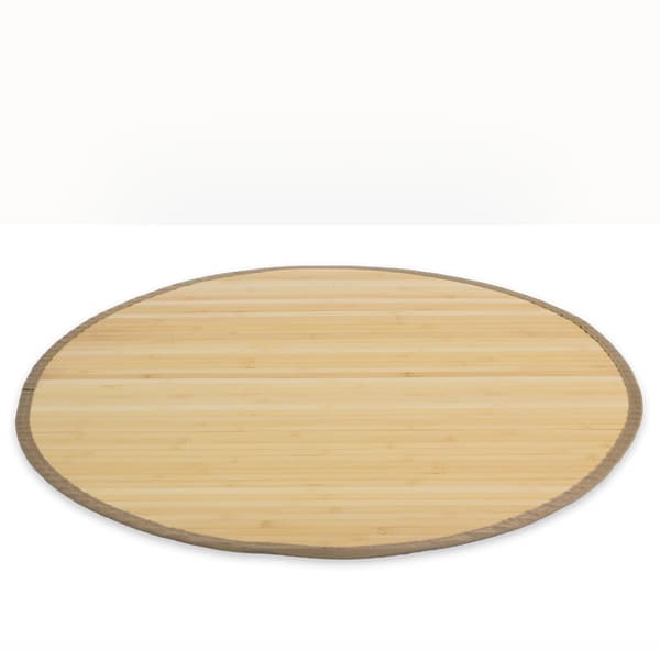 Bambus Tæppe, 120 cm, Lys Natur