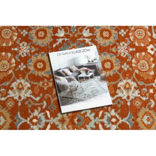Villamatto SOHO 477.26.LA300 OSTA Koriste, kehys luonnon terrakotta / beige, 200x300 cm
