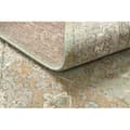 Miniatyrbillede 4 af 5: Uldtæppe SOHO 477.01.LA402 OSTA - Pynt, roset, naturlig grøn / beige, 160x240 cm