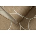 Miniatyrbild 4 av 5: FLAT 49379265 Sisal matta Droppar - naturlig beige stråfärg, snöre, 120x170 cm