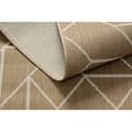 Miniatyrbillede 4 af 5: Sisal tæppe FLAT 48959265 Geometrisk naturlig beige snor, 200x290 cm