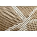 Miniatyrbillede 5 af 5: Sisal tæppe FLAT 48959265 Geometrisk naturlig beige snor, 200x290 cm
