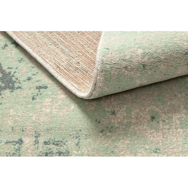 Ullmatta LEGEND ABBY 486.13.LA113 OSTA Vintage, modern grön / grå, 160x240 cm