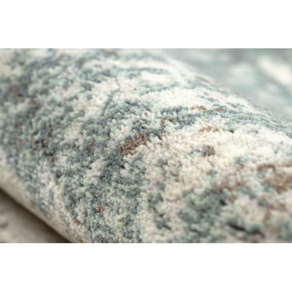 Villamatto ABBY 486.28.LA111 OSTA Vintage, moderni beige / sininen, 120x170 cm