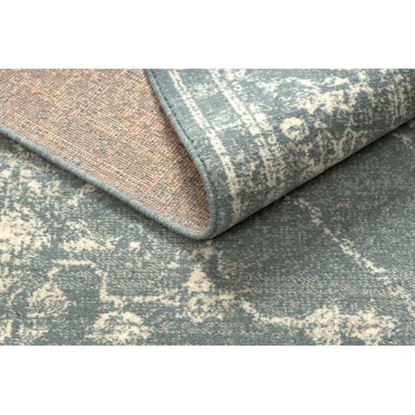 Ullmatta LEGEND ABBY 486.10.LA500 OSTA Ornament, ram Klassisk blå / beige, 200x300 cm