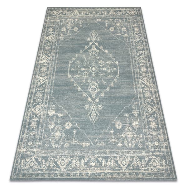 Ullmatta LEGEND ABBY 486.10.LA500 OSTA Ornament, ram Klassisk blå / beige, 200x300 cm