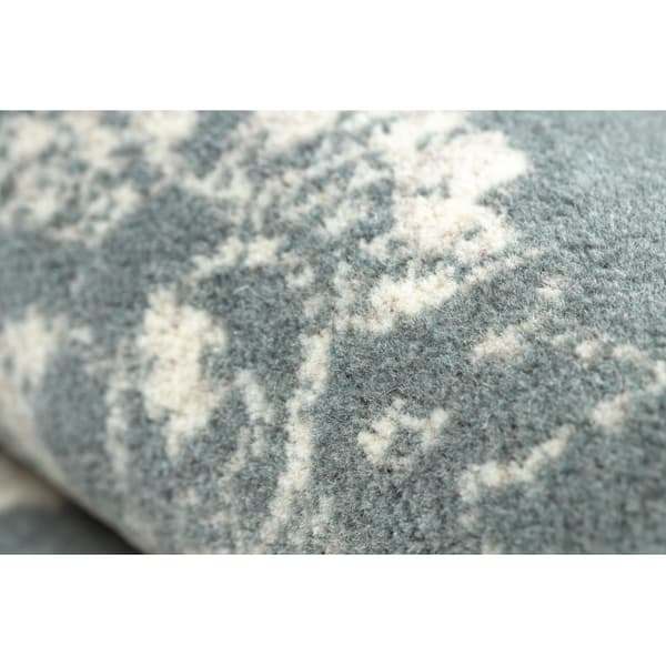 Ullmatta LEGEND ABBY 486.25.LA500 OSTA Ornament, ram Klassisk blå / beige, 200x300 cm