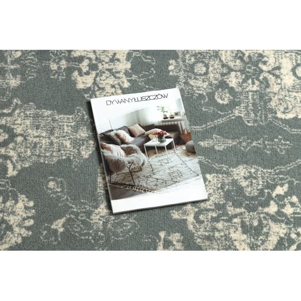 Ullmatta LEGEND ABBY 486.25.LA500 OSTA Ornament, ram Klassisk blå / beige, 200x300 cm