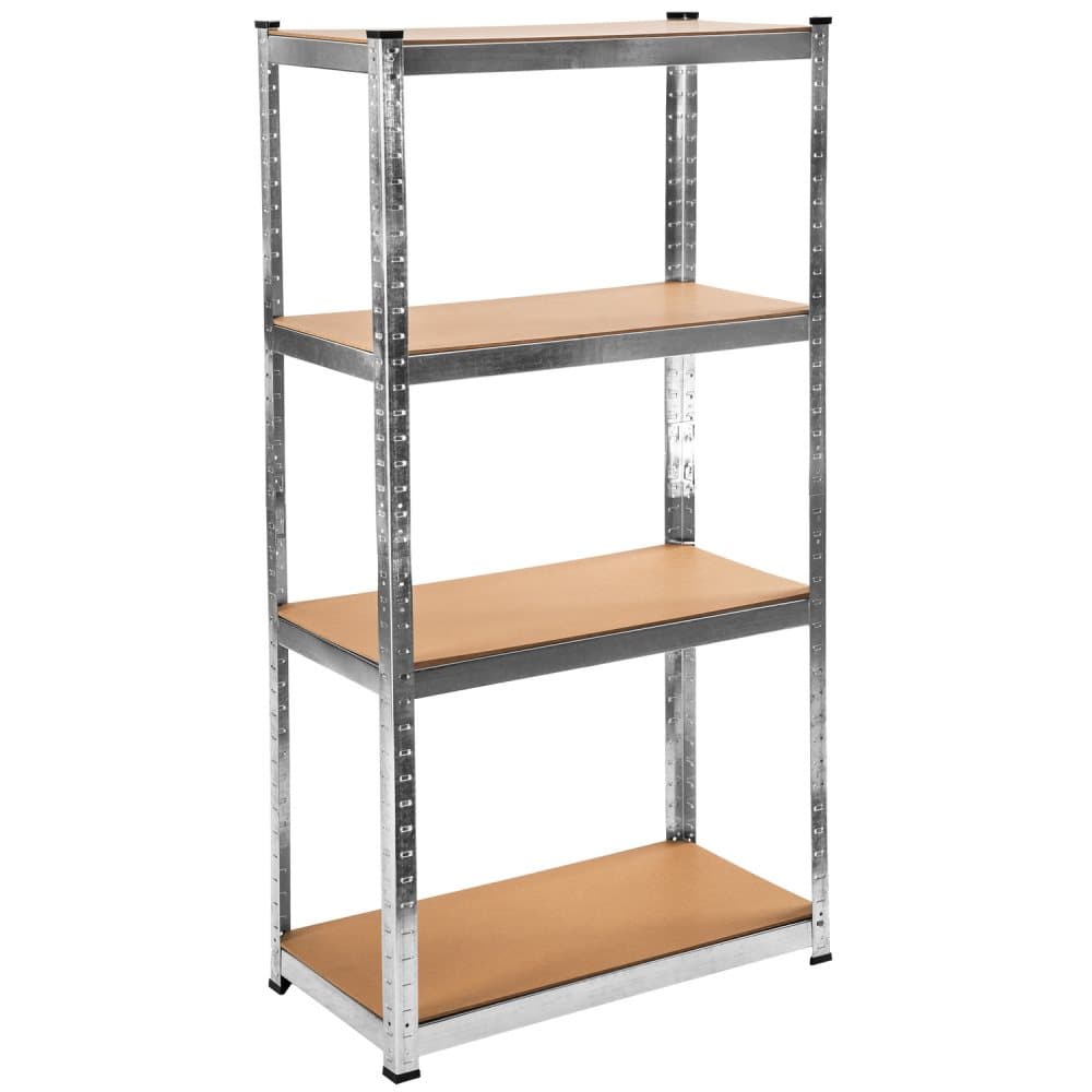 Lagerhylla med 4 hyllplan, 160x80x40 - brun