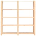 Miniatyrbilde 3 av 7: vidaXL Oppbevaringshylle 5 etasjer 170x38x170cm heltre furu 500 kg