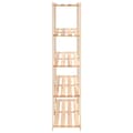 Miniatyrbilde 4 av 7: vidaXL Oppbevaringshylle 5 etasjer 170x38x170cm heltre furu 500 kg