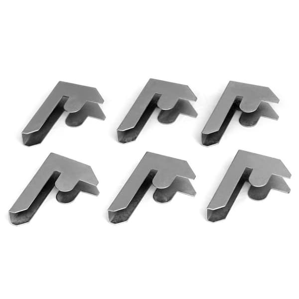 Fästen för Galwixyllor Silver (6 stycken) Garagehyllor Verkstadshyllor Lagerhyllor Förvaringshyllor Garage Verkstad Lager Förvaring | MonsterShop