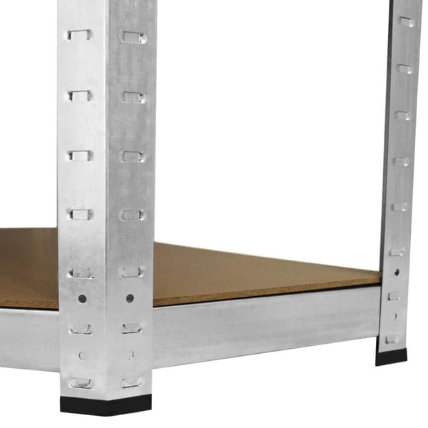 Galwix Hörnhylla i Galvaniserat Stål, 90cm (B) | Lagerhyllor, Hyllor, Förvaring
