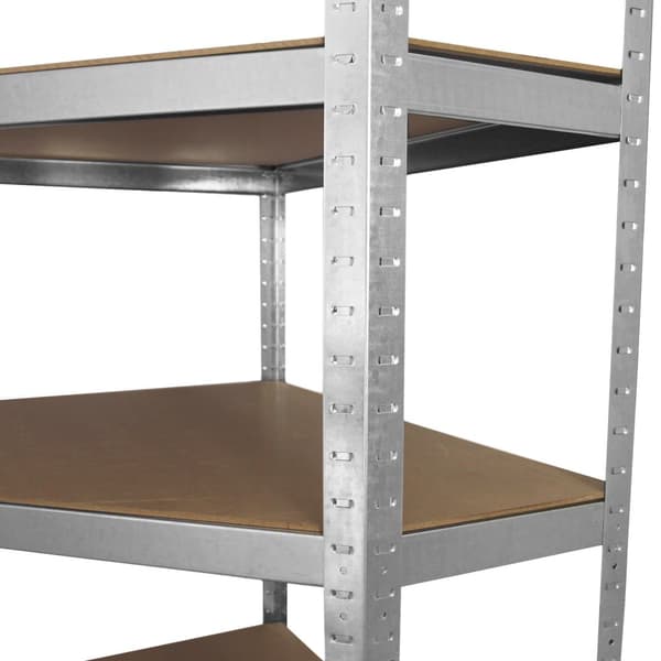 Galwix Hörnhylla i Galvaniserat Stål, 90cm (B) | Lagerhyllor, Hyllor, Förvaring