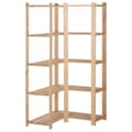 Miniatyrbilde 1 av 8: vidaXL Hjørnehylle 5 etasjer 82,5x82,5x170 cm heltre furu