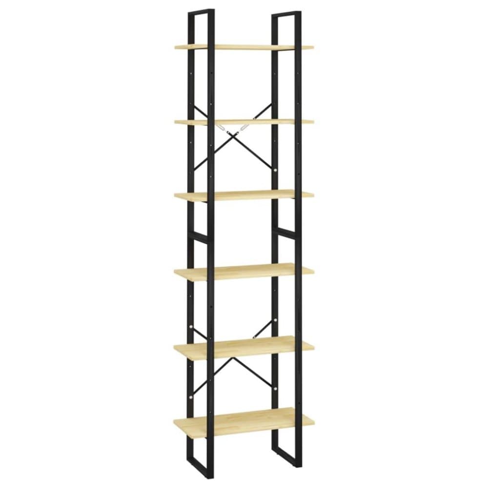vidaXL Förvaringshylla 60x30x210 cm furu