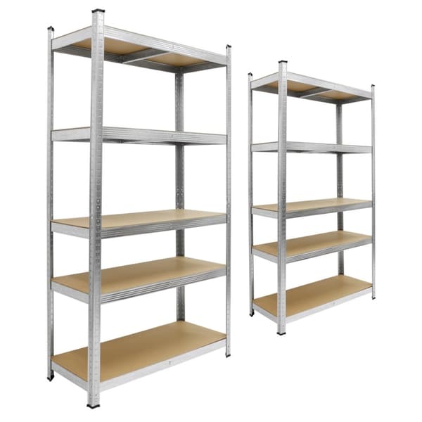 Työpajahylly hopea 170x70x30 cm MDF:stä ja metallista 350 kg:n painoon asti