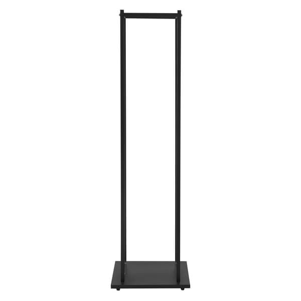 Brændereol 33x115x33 cm sort metal ML-design