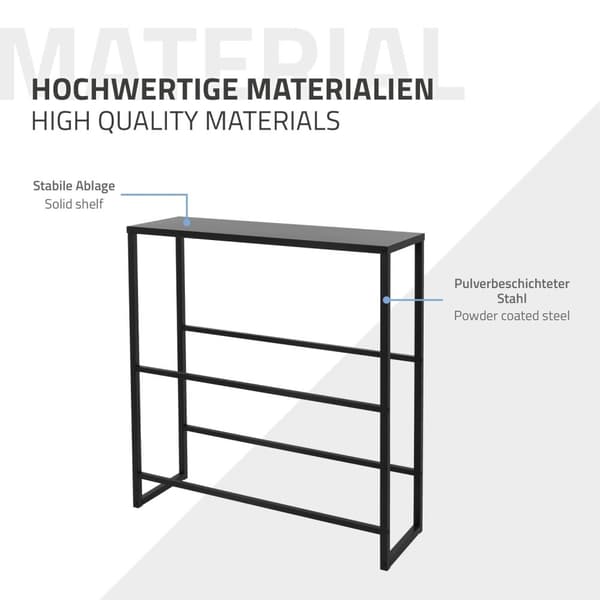 Reol til drikkevarekasser 6 kasser 100x32x108,5 cm antracit stål ML design