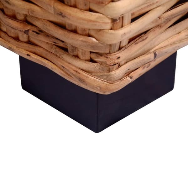 vidaXL 3-personers sofa naturlig rattan
