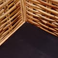 Miniatyrbillede 2 af 5: vidaXL 3-personers sofa naturlig rattan