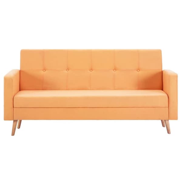 vidaXL Soffa tyg orange