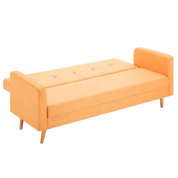 vidaXL Soffa tyg orange