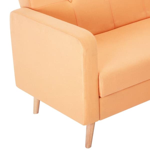 vidaXL Soffa tyg orange