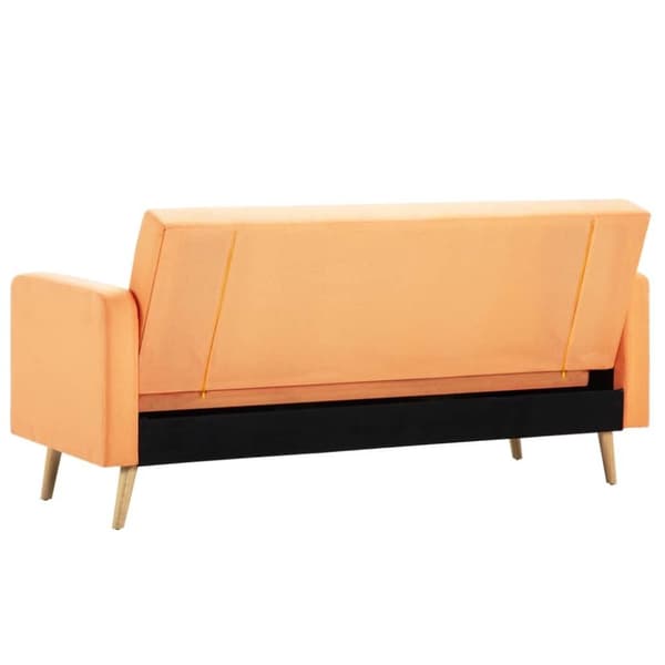 vidaXL Soffa tyg orange