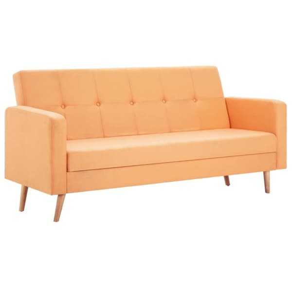 vidaXL Soffa tyg orange