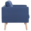 Miniatyrbillede 6 af 10: vidaXL 2-personers sofa i stof blå