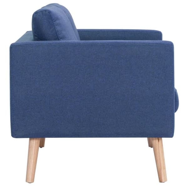 vidaXL 2-personers sofa i stof blå