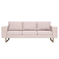 Miniatyrbillede 4 af 10: vidaXL 3-personers sofa i stof cremefarvet