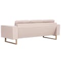Miniatyrbillede 5 af 10: vidaXL 3-personers sofa i stof cremefarvet