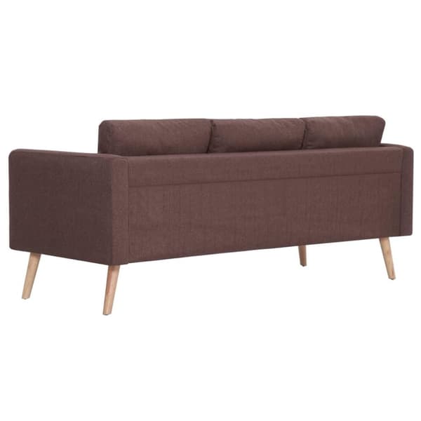 vidaXL sofasæt i 2 dele stof brun