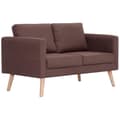 Miniatyrbillede 7 af 11: vidaXL sofasæt i 2 dele stof brun