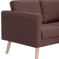 Miniatyrbillede 11 af 11: vidaXL sofasæt i 2 dele stof brun