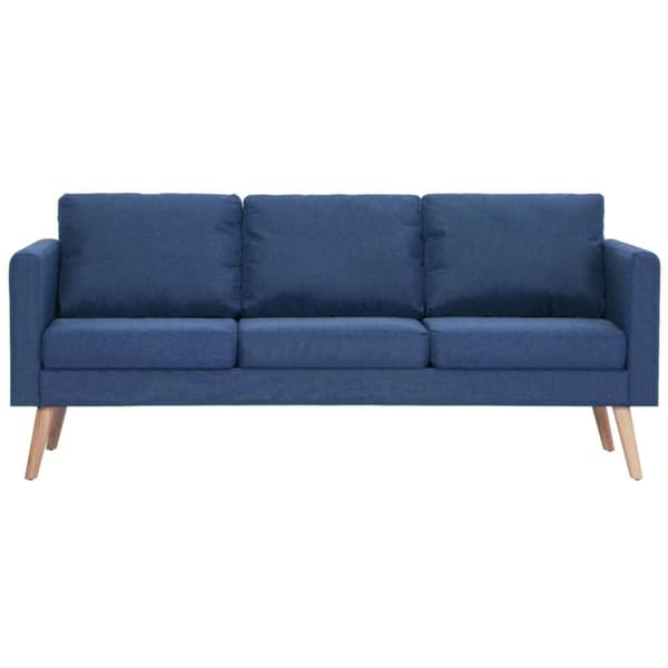 vidaXL sofasæt i 2 dele stof blå