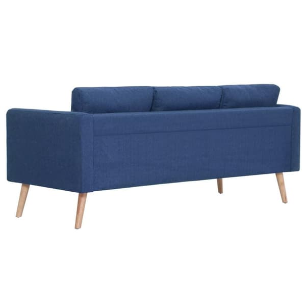 vidaXL sofasæt i 2 dele stof blå