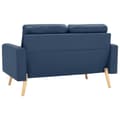 Miniatyrbillede 4 af 10: vidaXL 3056618  2 Piece Sofa Set Fabric Blue (288697+288707)