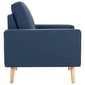 Miniatyrbillede 7 af 10: vidaXL 3056618  2 Piece Sofa Set Fabric Blue (288697+288707)