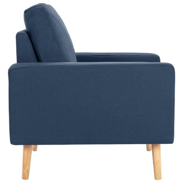 vidaXL 3056618  2 Piece Sofa Set Fabric Blue (288697+288707)
