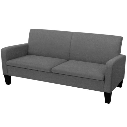Bild av 3-sitssoffa 180x65x76 cm mörkgrå