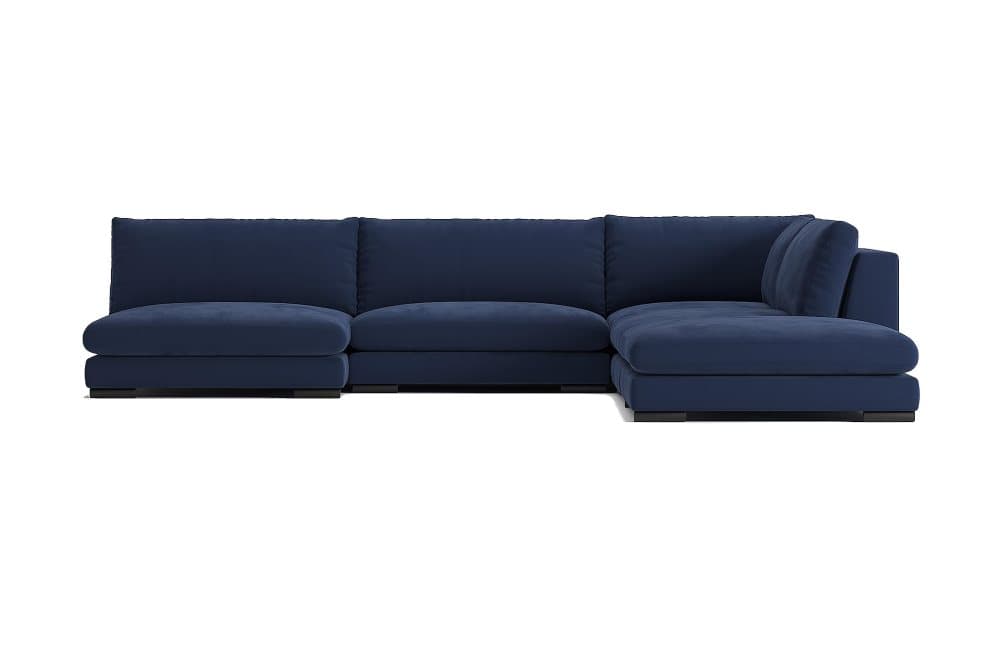 MONTANA Modulhörnsoffa Midnattsblå Sammet